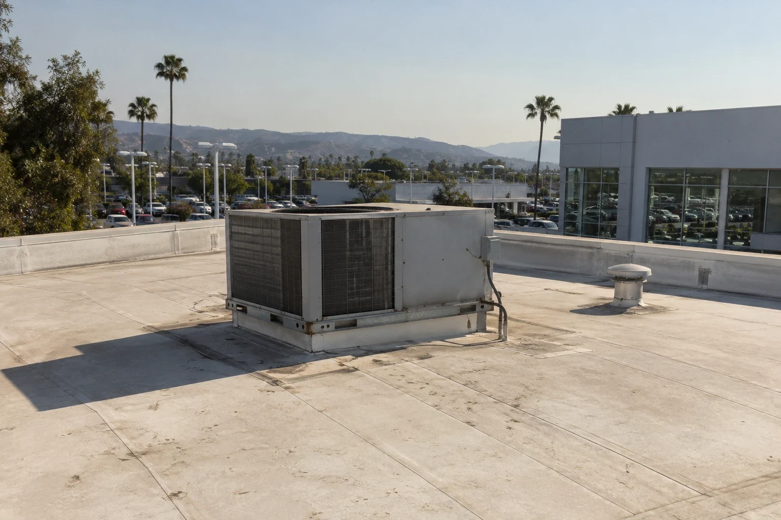 Auto Dealership Roofing in Downey, CA Auto Dealership Roofing in Downey, CA