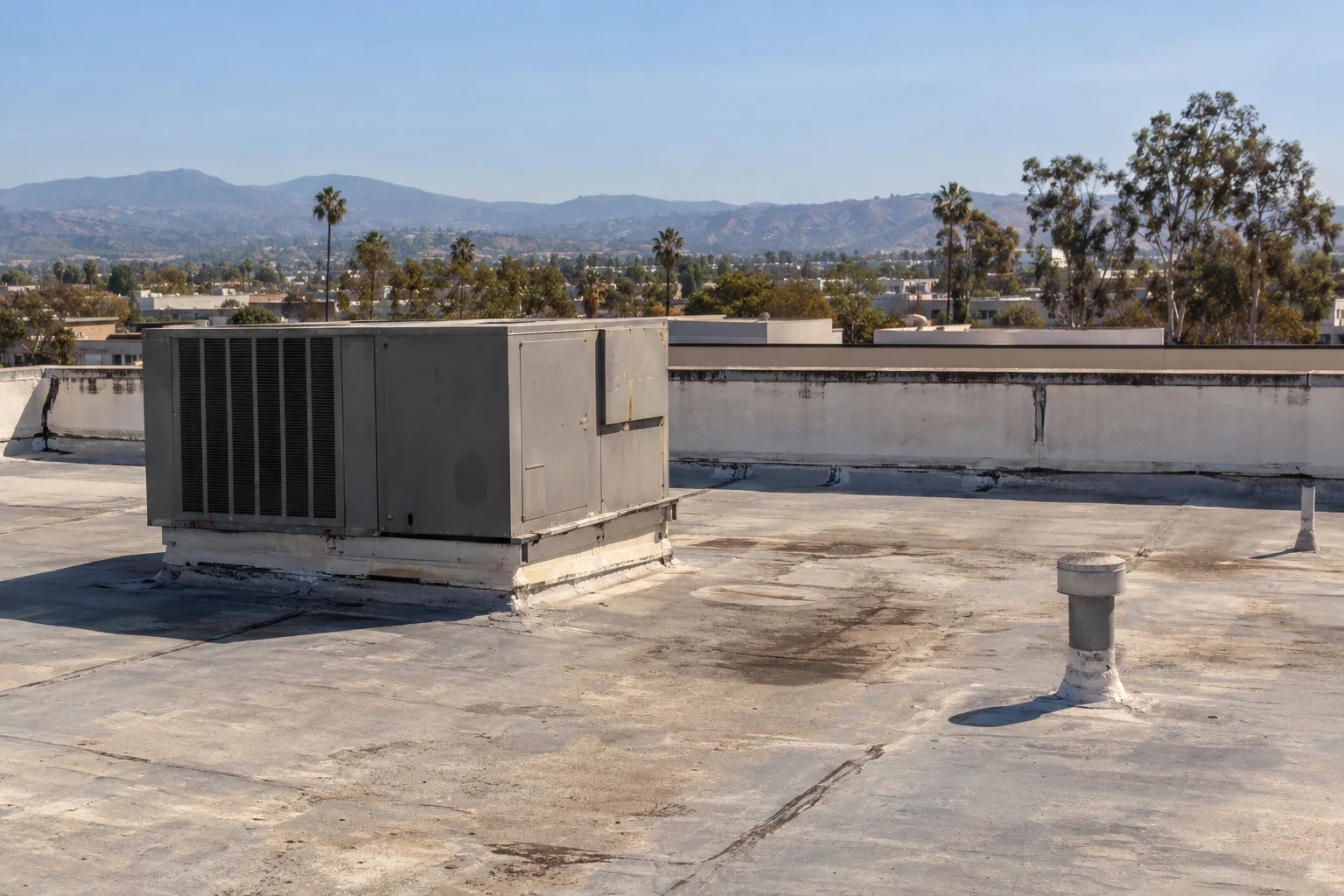 Occupied Building Reroofing in Downey, CA Occupied Building Reroofing in Downey, CA